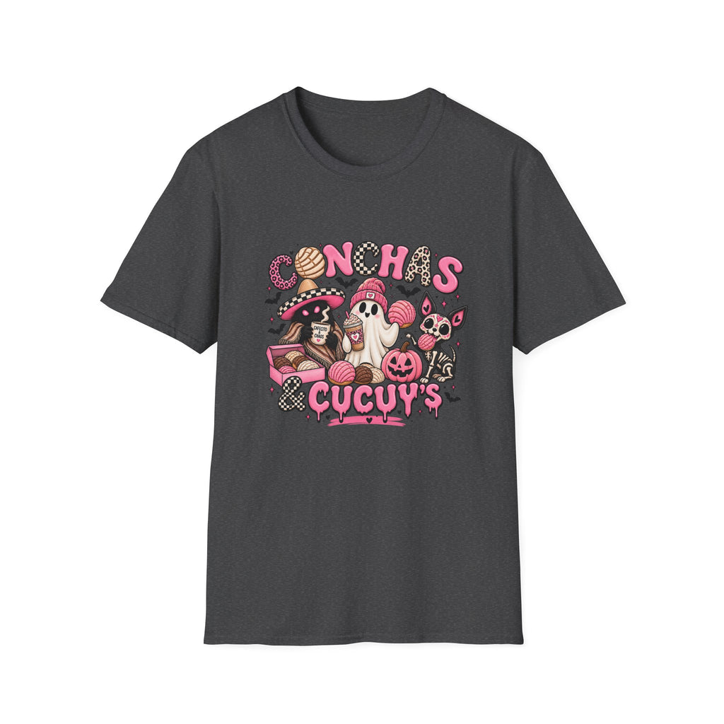 Conchas & Cucuyas Graphic T-Shirt — Cute Mexican Pastries & Chihuahuas Tee