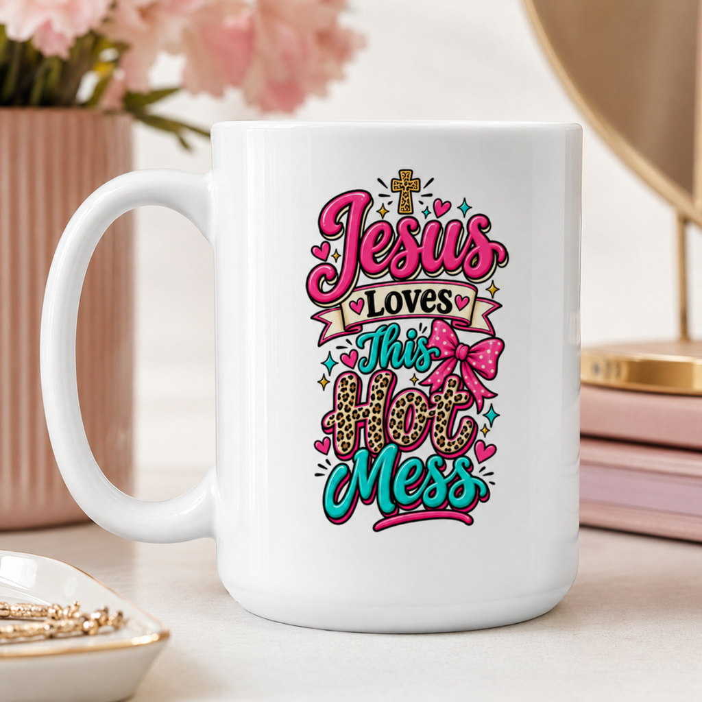 Cool Peeps Love Jesus Colorful Christian Mug ????