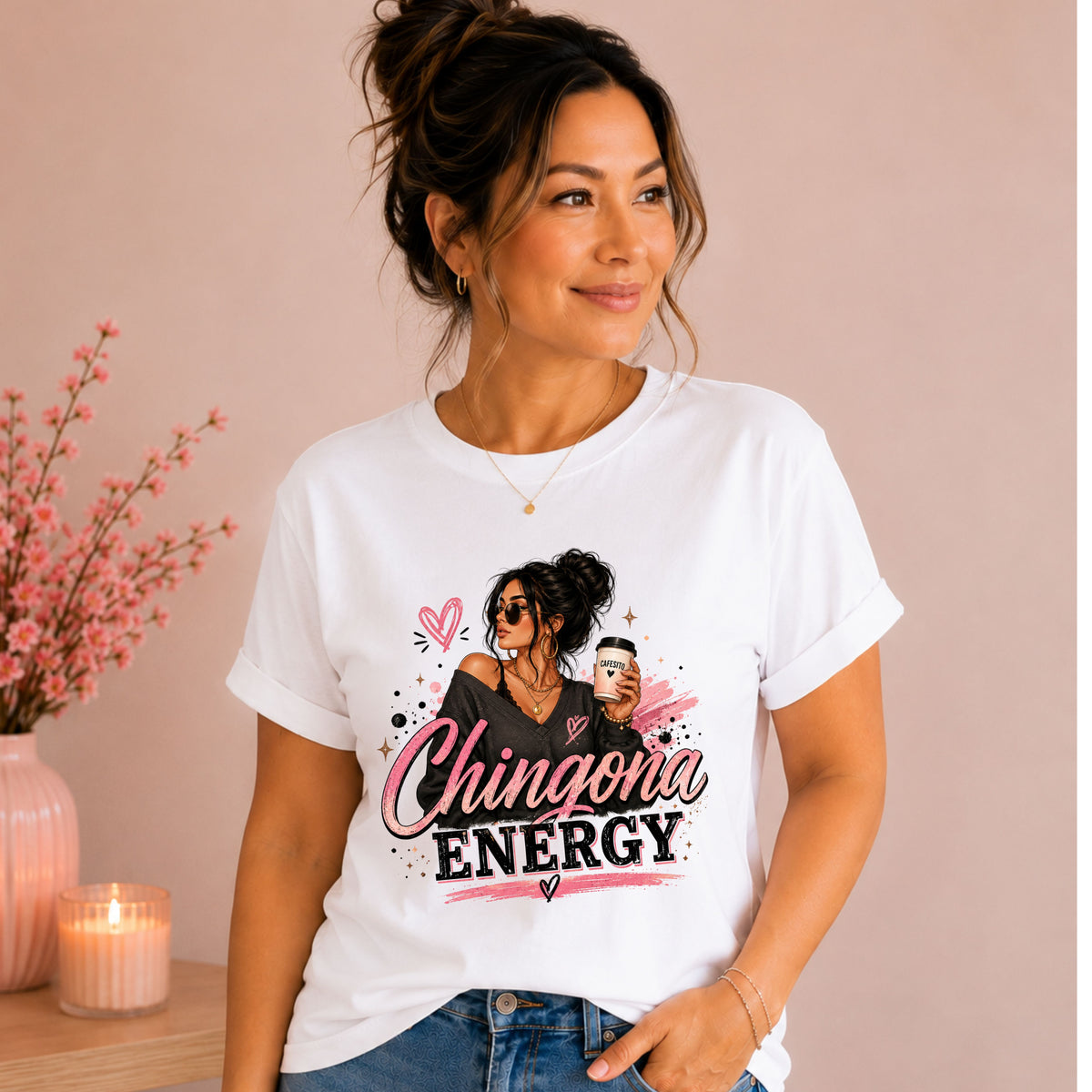Chingona Energy- Short-Sleeve T-Shirt